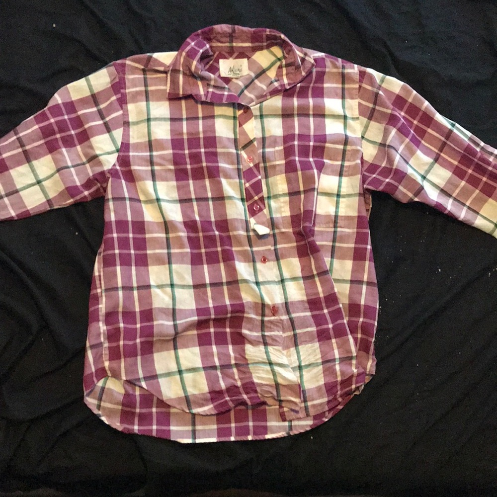 Size 12 plaid shirt